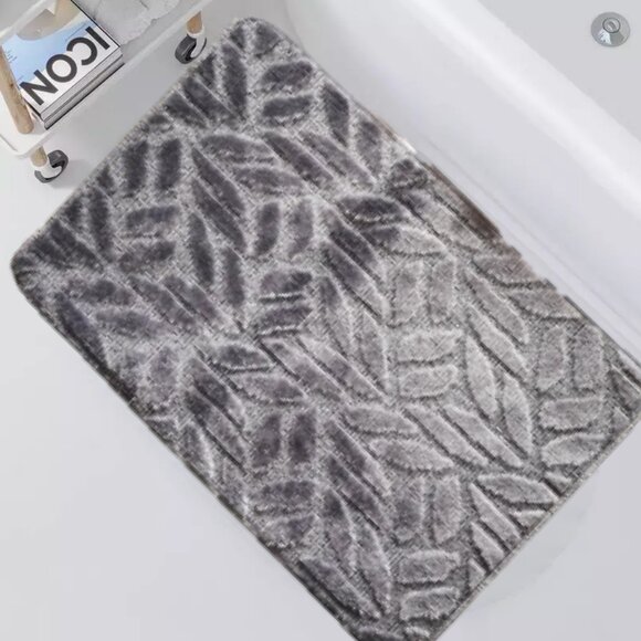 Windsor Gray 18X30'' Accent Rug Non-Slip - Picture 1 of 4